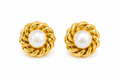 Pearl Sunburst Earrings