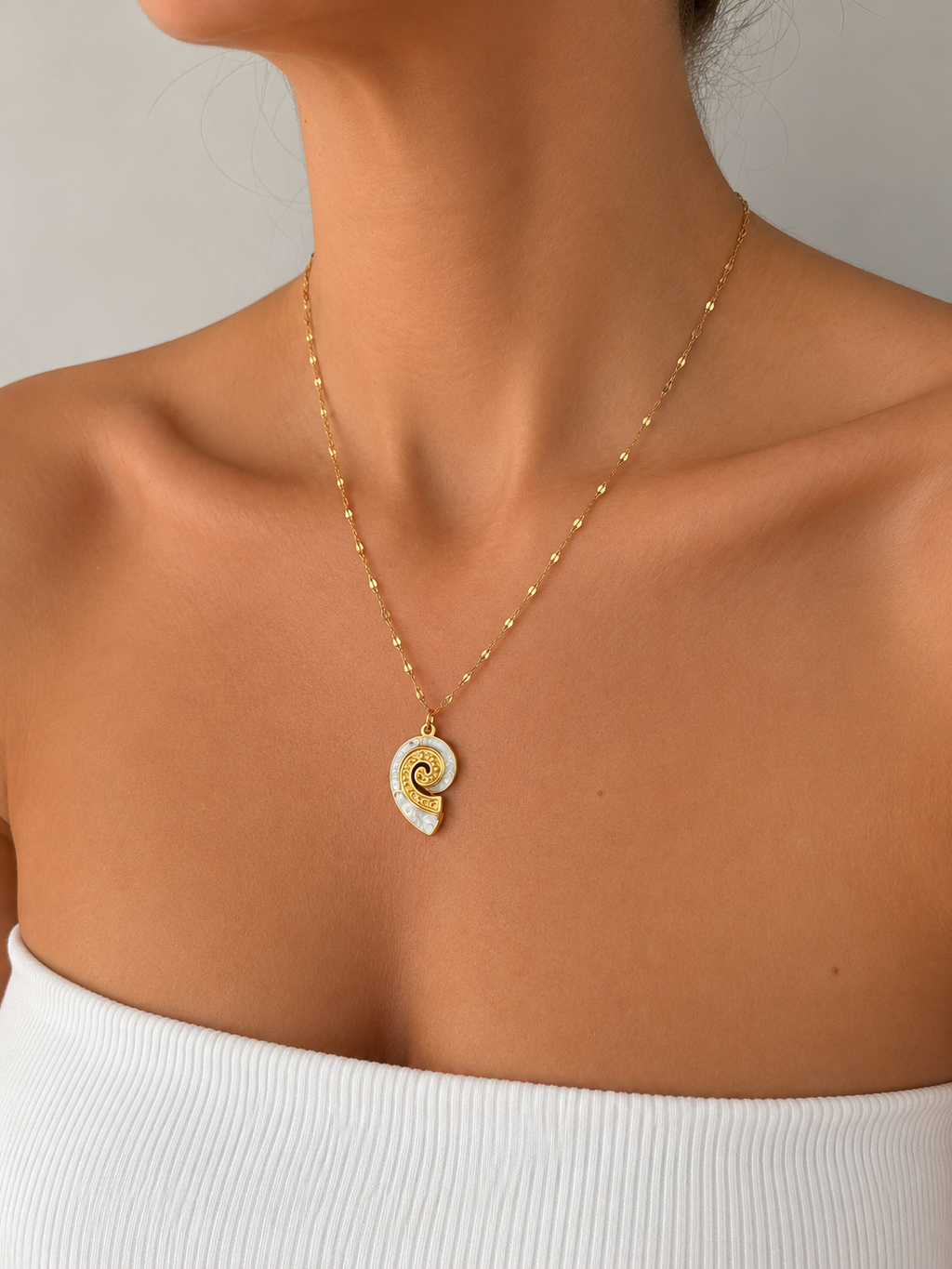 Ocean Spiral Necklace