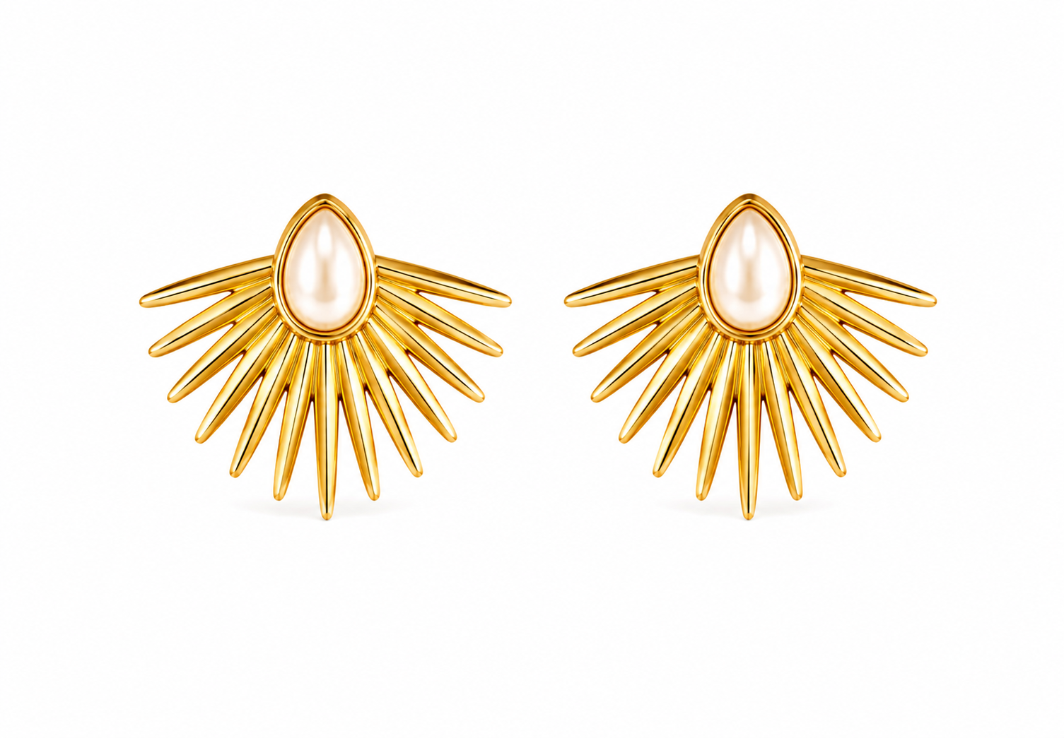Palm Fan Earrings