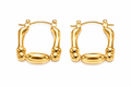 Beaded Hoop Earrings