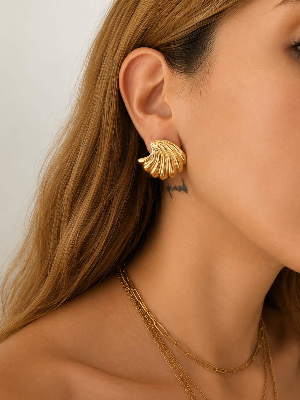 Seashell Stud Earrings