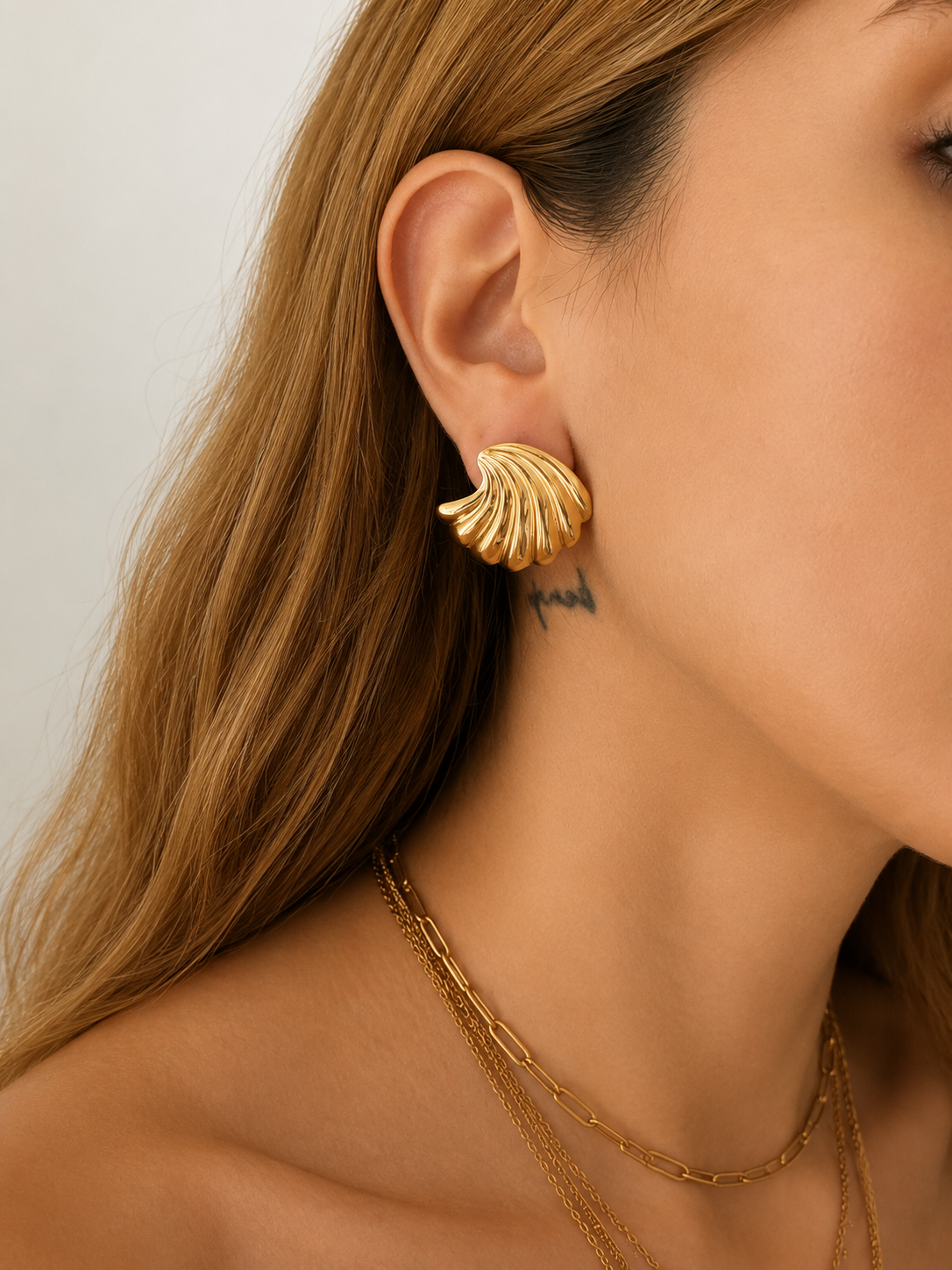 Seashell Stud Earrings