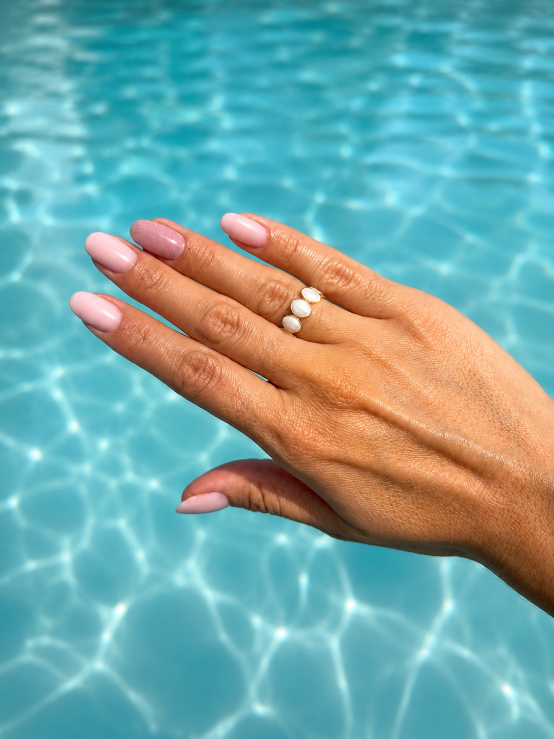 Pearl Orbit Ring