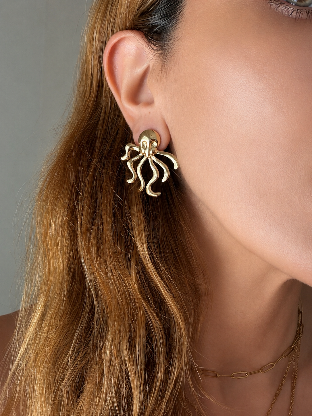 Octopus Earrings