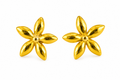 Golden Flower Earrings