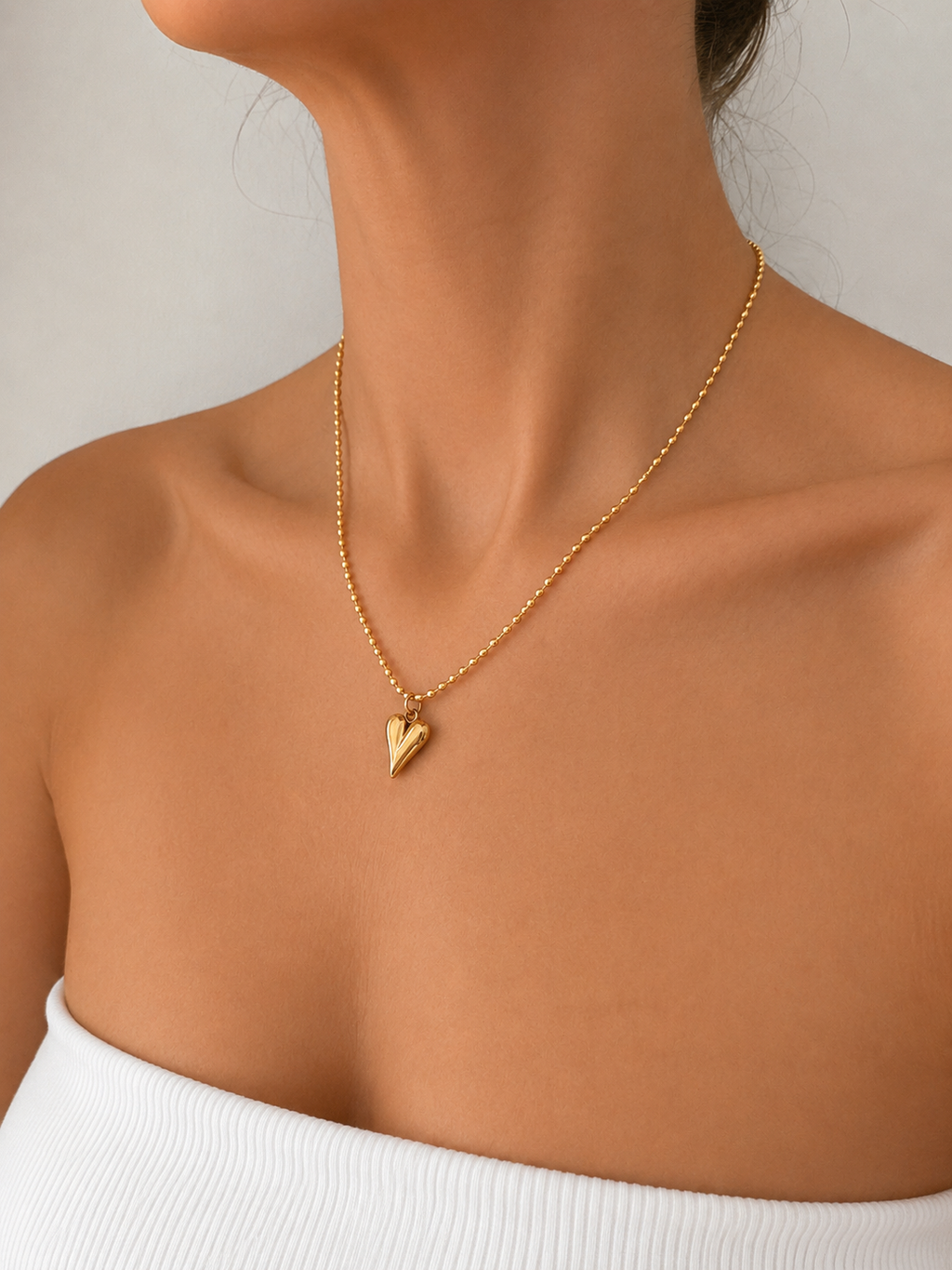 Golden Heart Necklace