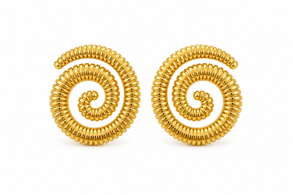 Spiral Shell Earrings