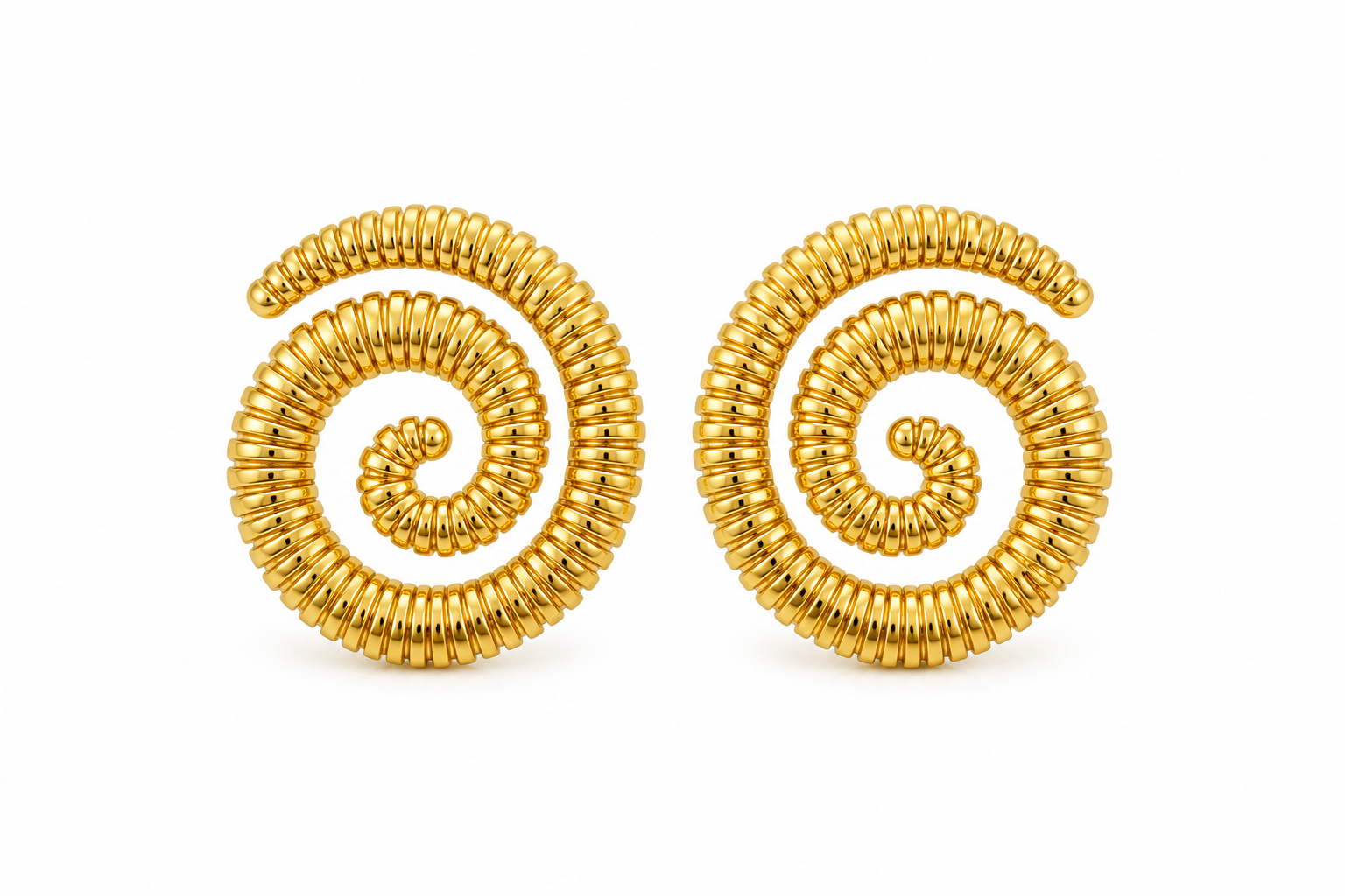 Spiral Shell Earrings