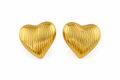 Textured Heart Earrings