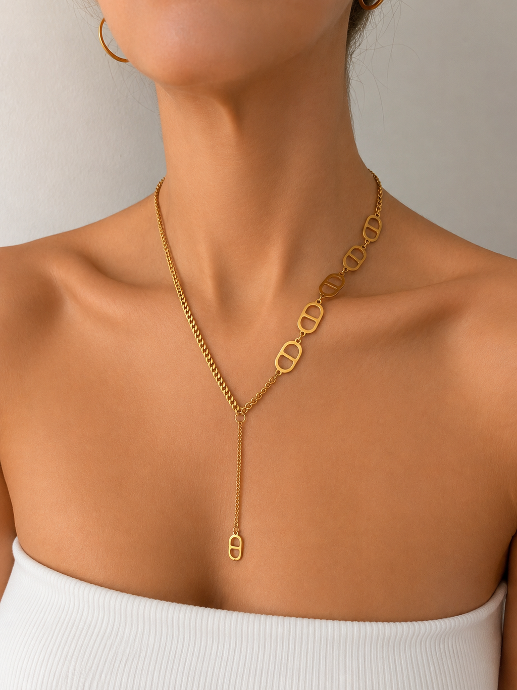 Capsule Link Necklace
