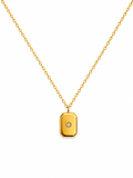 Luna Tag Necklace
