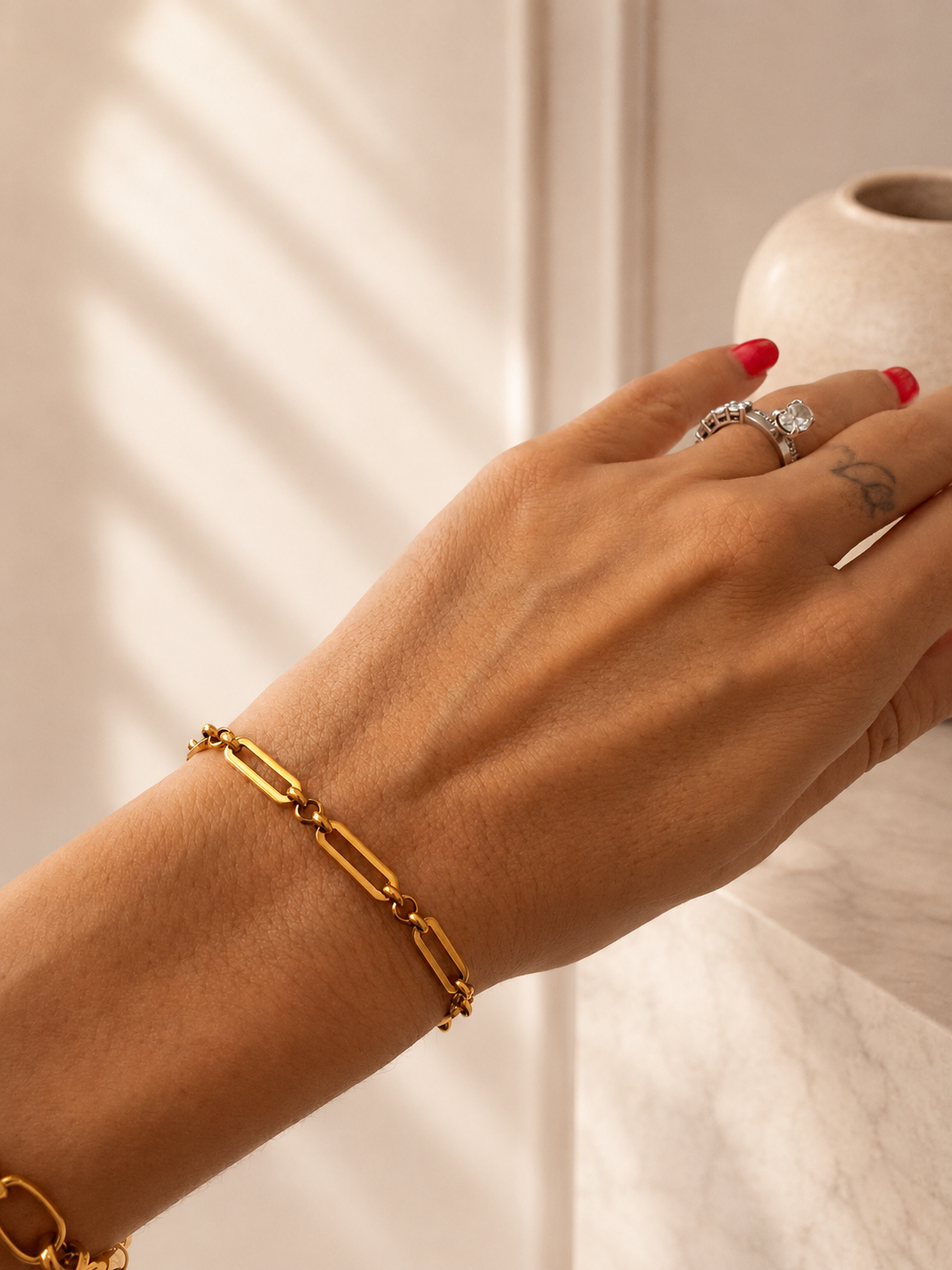 Paperclip Link Bracelet