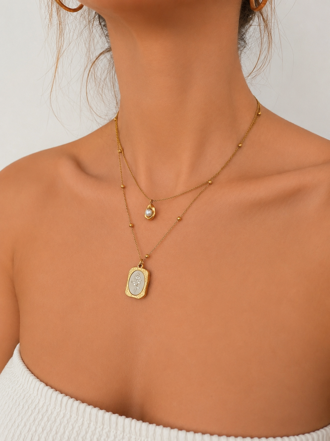 Pearl Halo Necklace