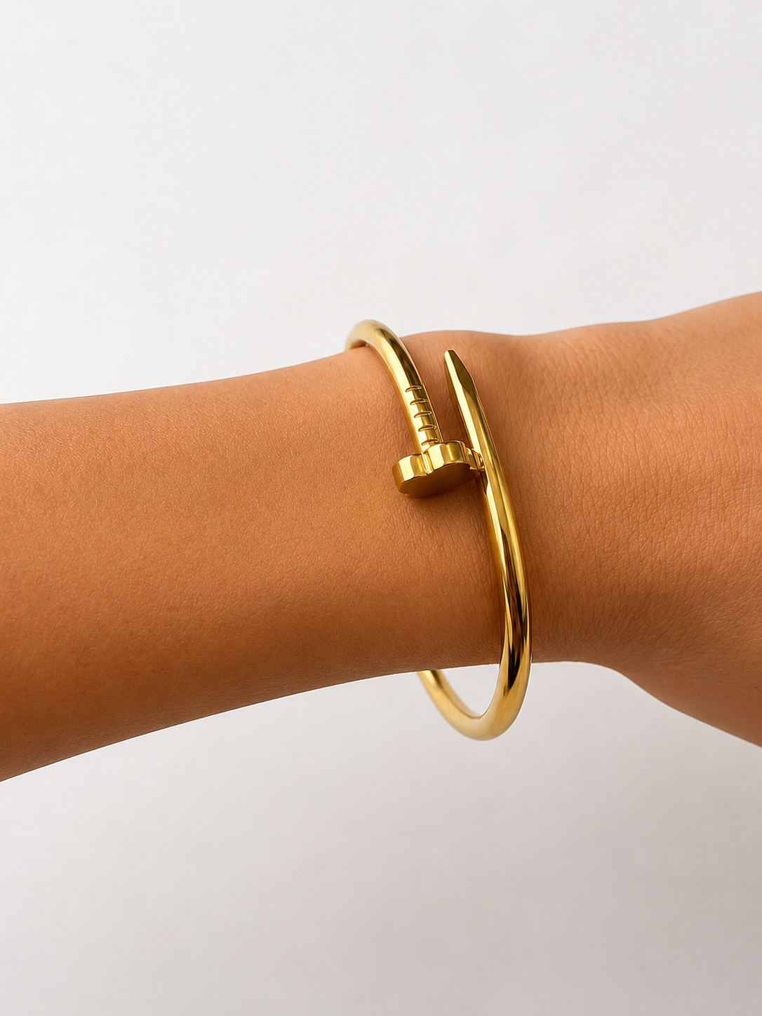 Golden Nail Bangle