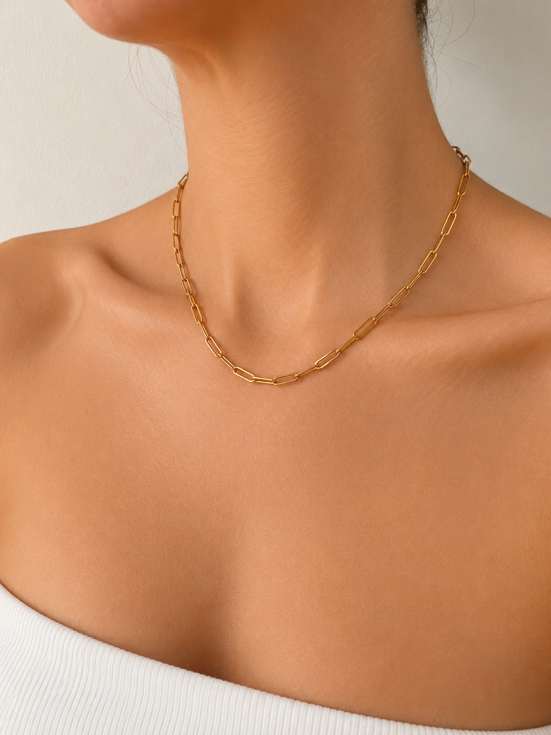 Paperclip Link Necklace