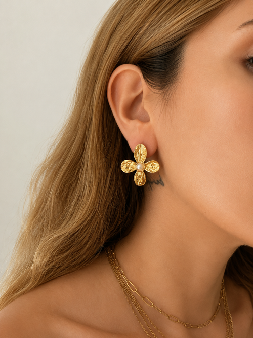 Bloom Pearl Earrings
