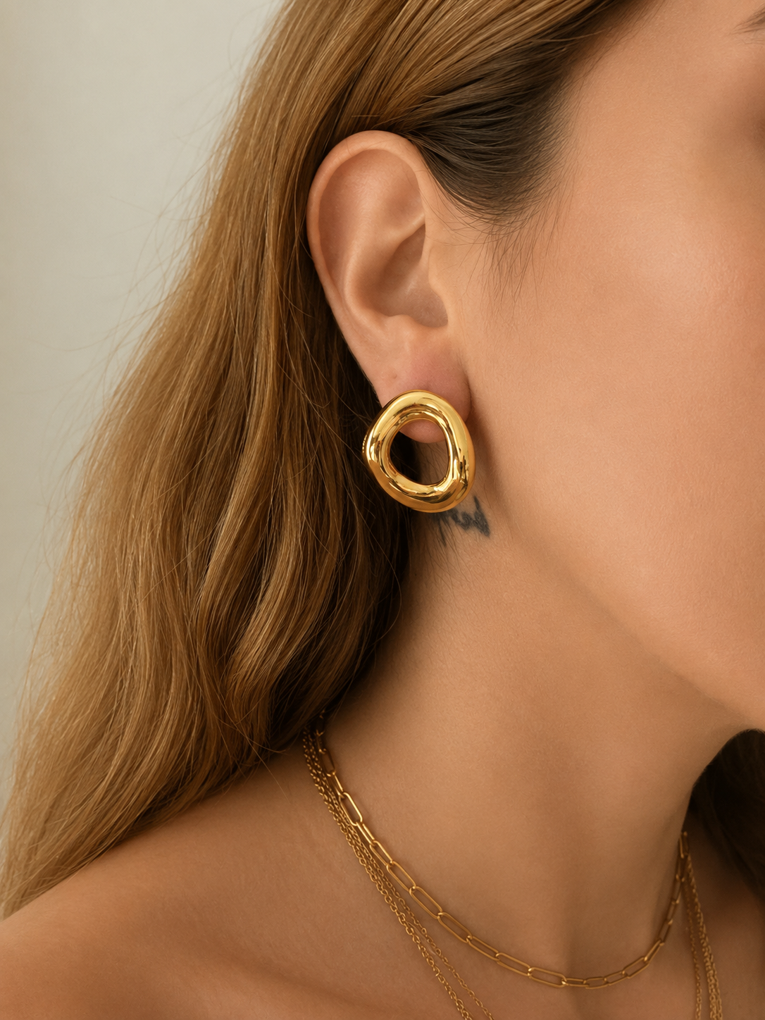 Organic Loop Earrings