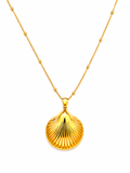 Golden Seashell Necklace