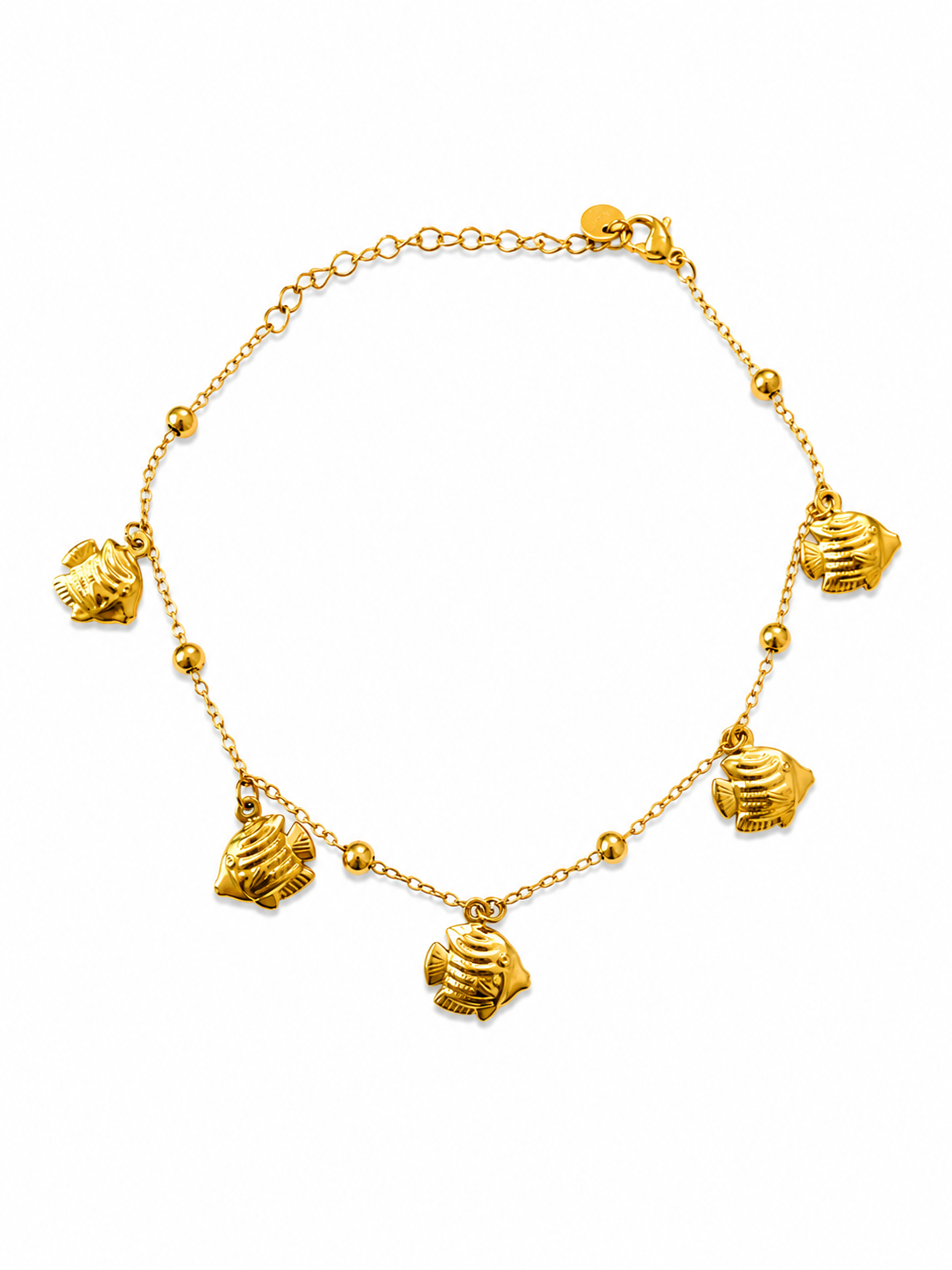 Golden Fish Anklet