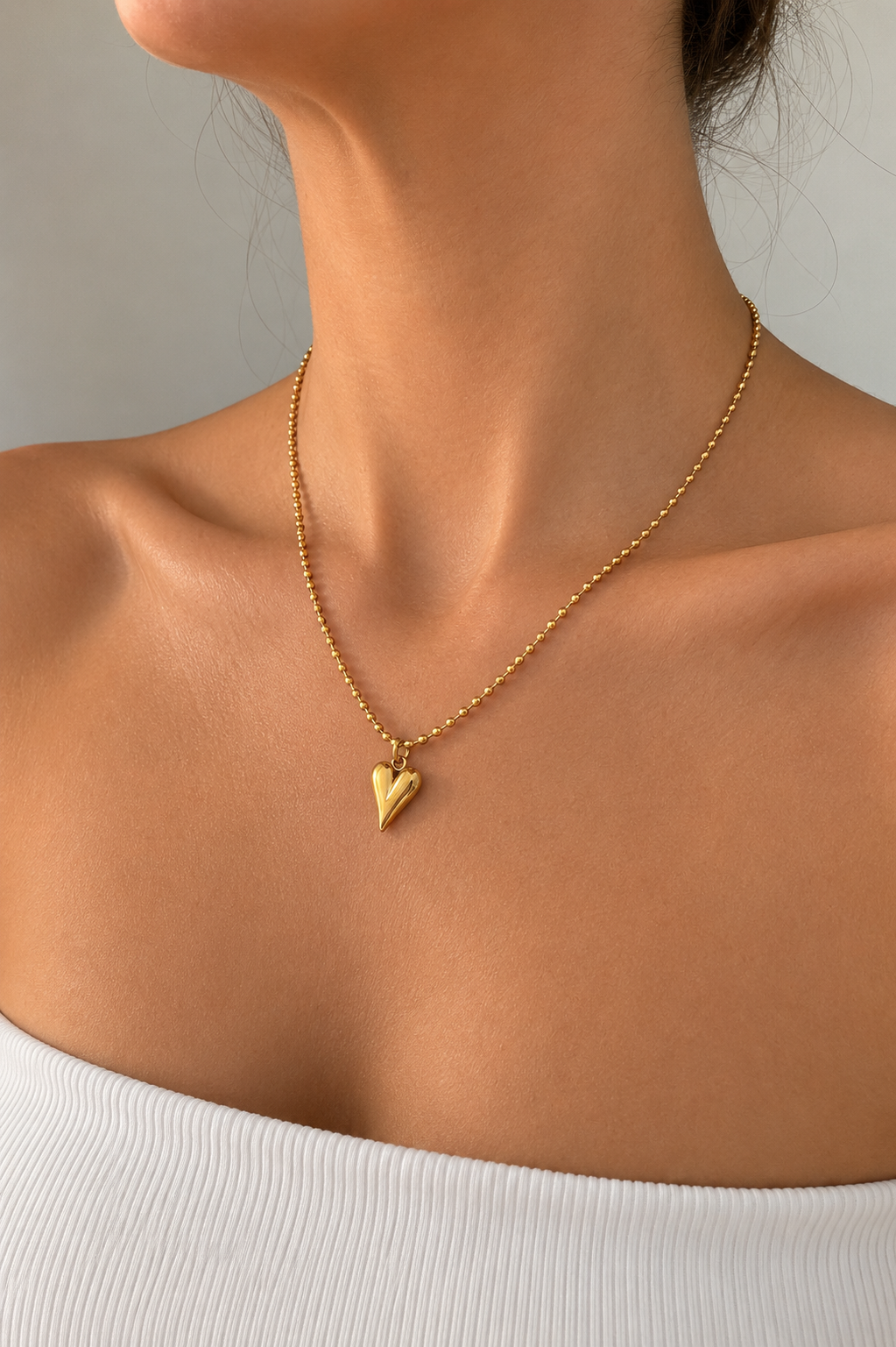 Golden Heart Necklace