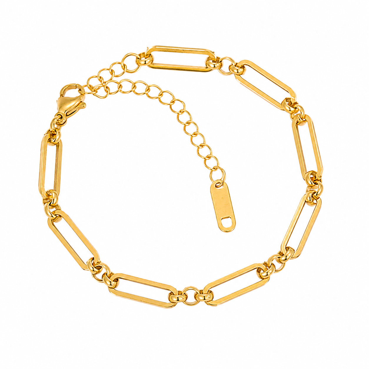Paperclip Link Bracelet