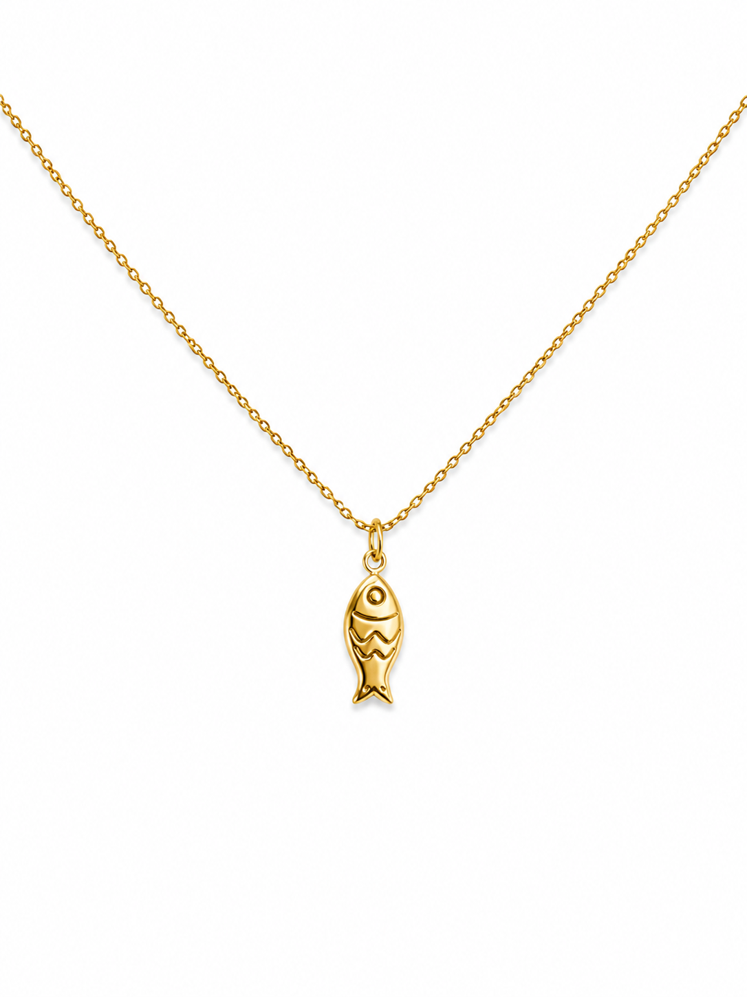 Golden Fish Necklace